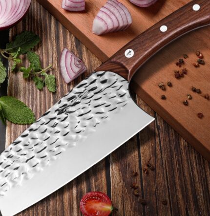 Mad shark, stainless steel, simple style, hand-forged kitchen knife, for home cooks, super sharp knife