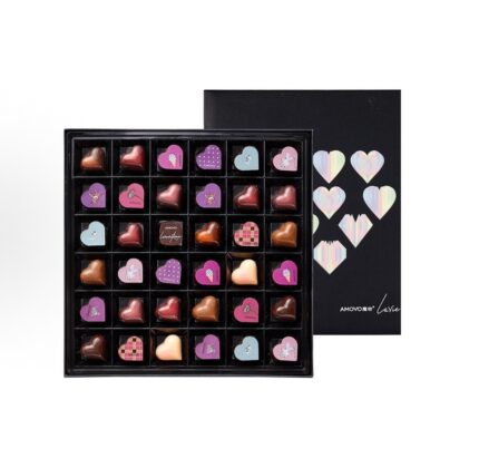 Magic Kiss AMOVO Handmade Luxury Chocolate Gift Box 400g, Wedding Favors, Snacks, Candy Gift Box
