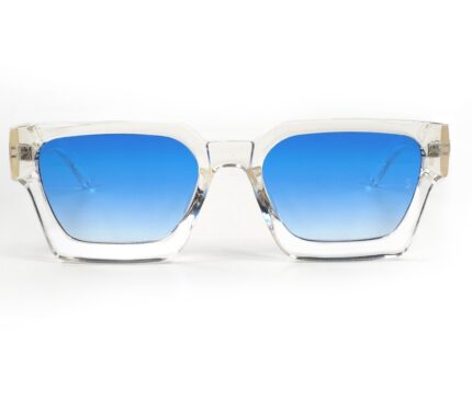 SHEEN KELLY street fashion neutral square sunglasses men's and women's same style couple