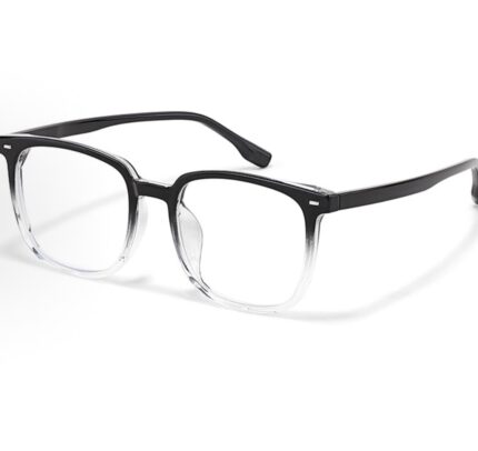 Sagawa Vintage Series Fashionable Square Frame Anti-Blue Light Glasses Round Face Slim Square Frame Black Frame Unisex Face Cover Small Square Functional Glasses Men's and Women's Same Couple
