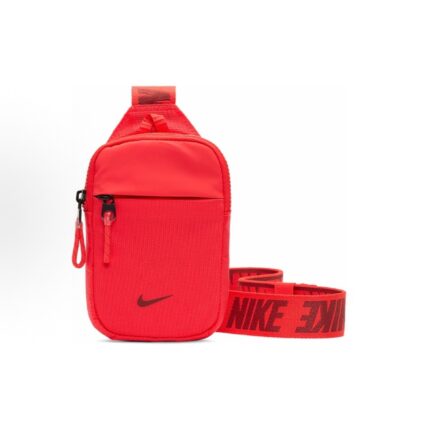 Nike Sportswear Essentials Polyester (Polyester) Waist Bag Regular Men's and Women's Couples Set Cedar Red