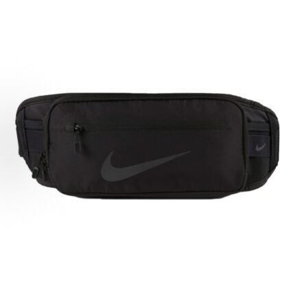 Nike Logo Running Polyester Waist Bag Regular Men's and Women's Style Black